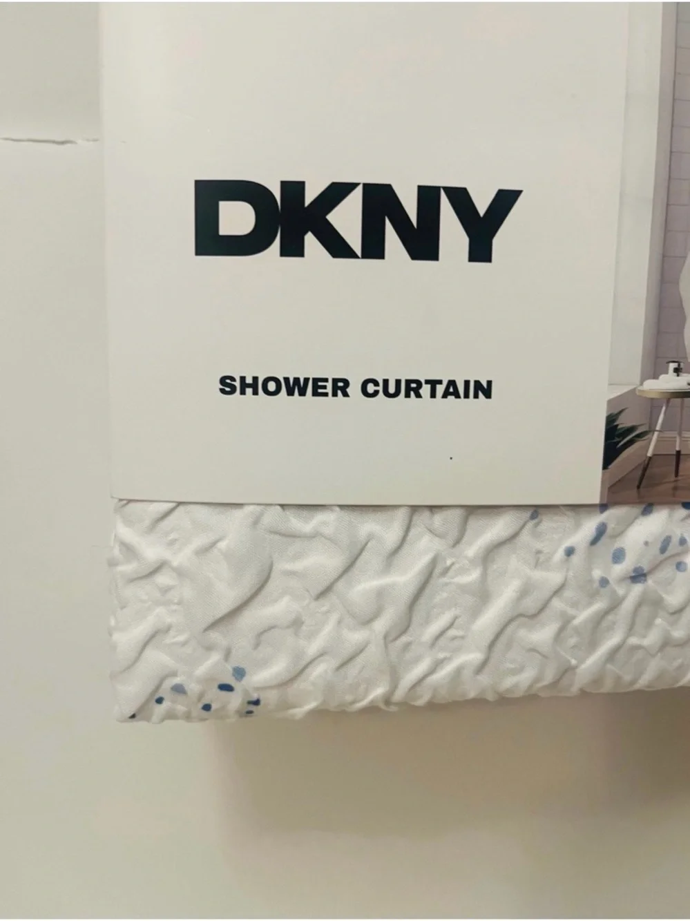 DKNY Splatterburst Microsculpt Shower Curtain 72